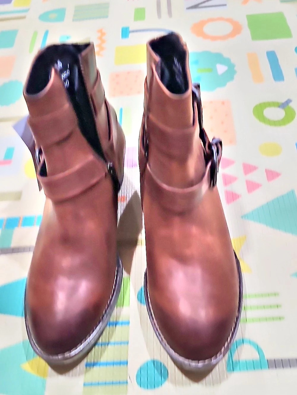 Sterling River Brown Ankle Boots US 9.5